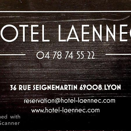 Laennec Hotell Lyon Eksteriør bilde