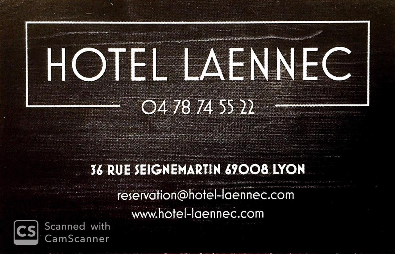 Laennec Hotell Lyon Eksteriør bilde